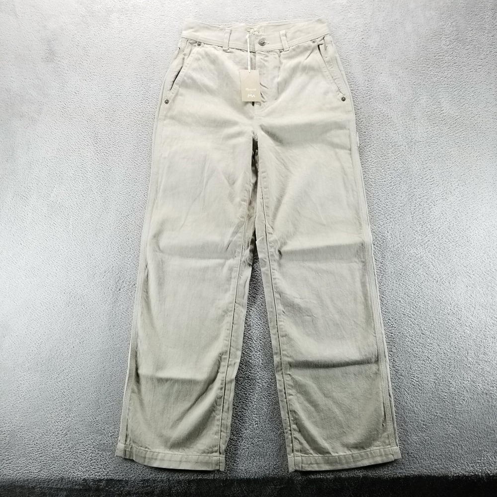 Madewell Jeans Womens 26 Tan Wide Leg Perfect Vintage Light‎ Wash Denim